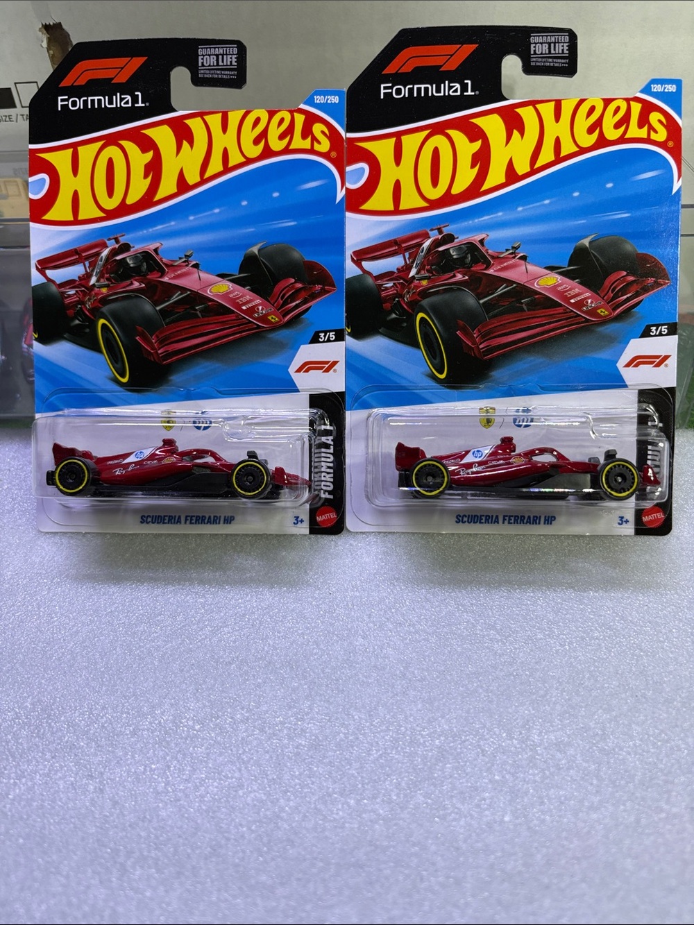 Hot wheels Scuderia Ferrari F1 lot of 2 Toy Car - Red